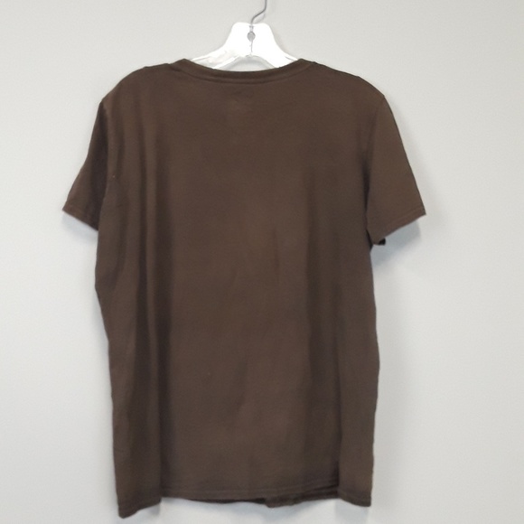 𝅺mossy Oak men's brown logo tee shirt size M - Picture 5 of 5
